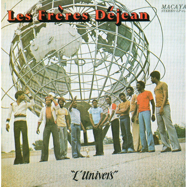Les Frères Dejean réunis sous l’Unisphère sur la couverture de l’album L’Univers.